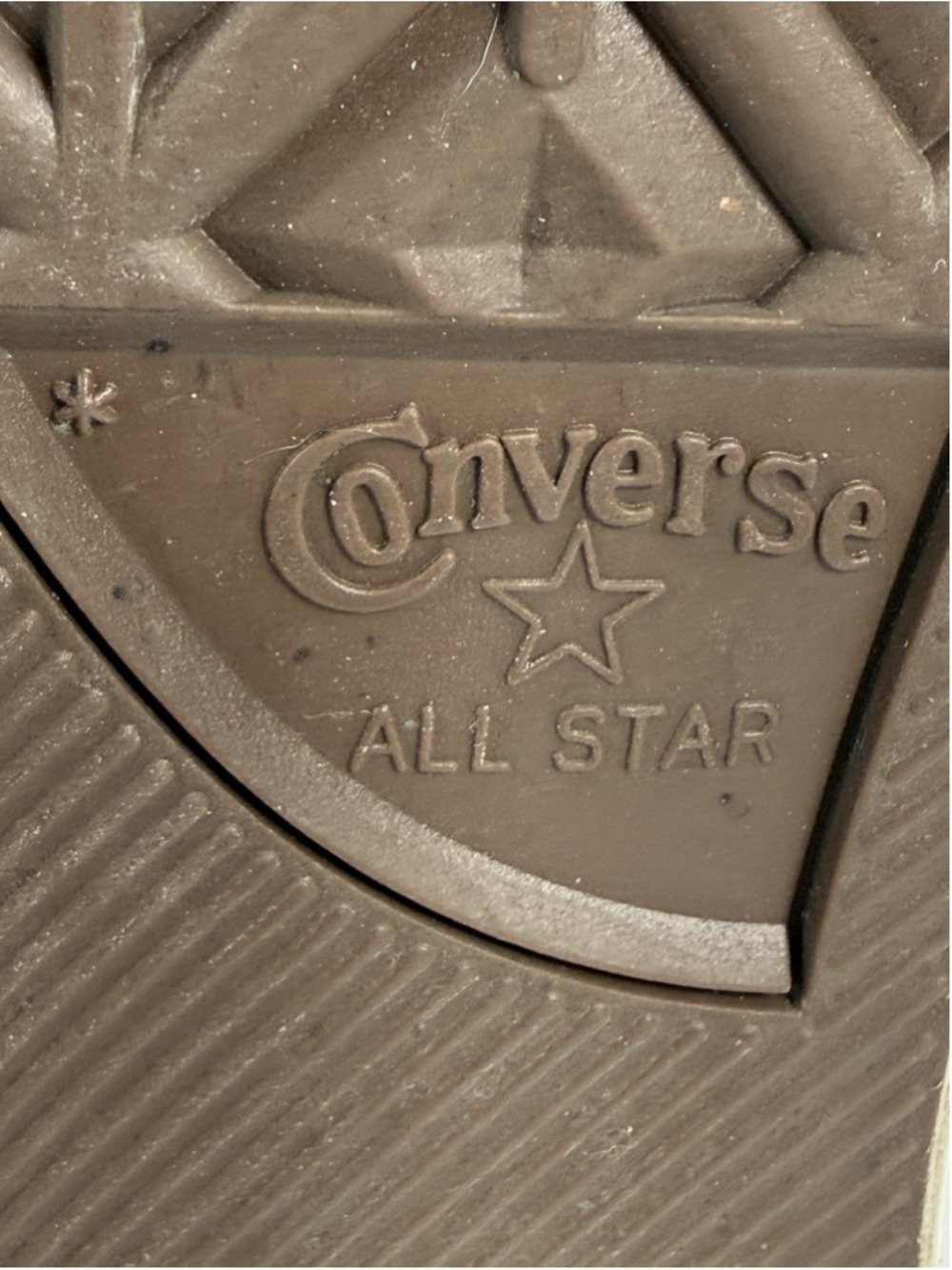 Converse Women's Chuck Taylor All Star Hi Leather A07945C Epic Dune/Egret Sz 7.5 - Picture 14 of 15